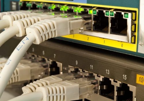 Network switch Network switch and patch cables